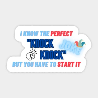 Fathers Day Dad Jokes Joke Knock Knock Sticker